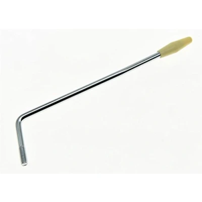 Image of KAISH 5.8mm Diameter Chrome with Cream Tip ST Strat Guitar Tremolo Trem Arm Whammy Bar fits