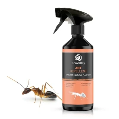 Image of EcoValley Ant Repellent Spray 500ml Effective Indoor and Outdoor Stopper Humane, Non Toxic Formula Safe Alternative to Killer