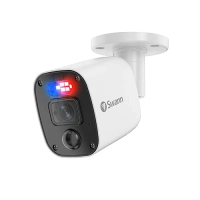 Image of Swann 1080p Enforcer™ Bullet Camera (Add on) High Resolution Wired Security with Night Vision &amp; Motion Sensor TechnologySmart Human/Vehicle Detection for Home Surveillance