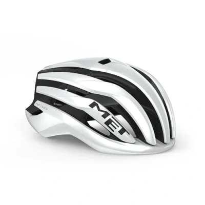 Image of MET Trenta MIPS Road Cycling Helmet In White / Black Size Large (58 61 cm)