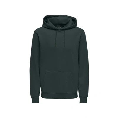 Image of Only &amp; Sons Onsceres LIFE Hooded Hoodie, Men&#039;s, Size: Small, Grün