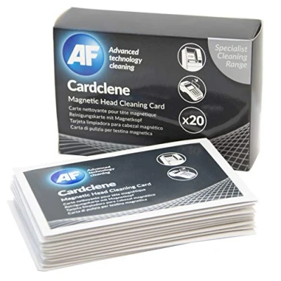 Image of AF Cardclene Impregnated Card Reader Cleaning Cards (Pack 20) CCP020