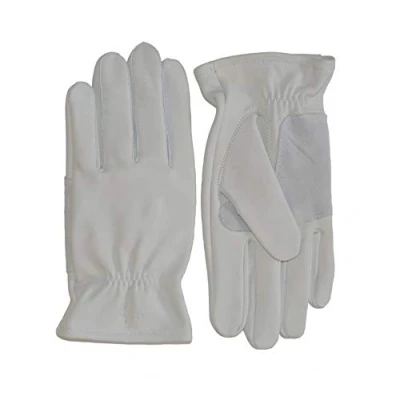 Image of Pittards All Purpose Comfort Leather Gardening Gloves Pearl (Large)