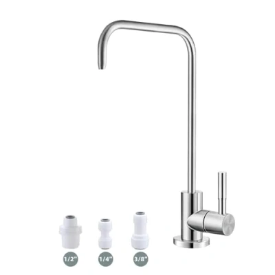 Image of Bifordo Drinking Water Tap,Lead Free Filter Tap,Easy to Install Reverse Osmosis Tat for Kitchen Bar Sink,Brushed Nickel SUS304 Stainless Steel