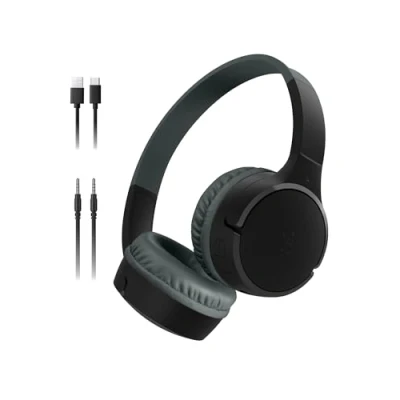Image of BELKIN SoundForm Mini AUD002BTBKV3 Wireless Bluetooth Kids Headphones Black, Black