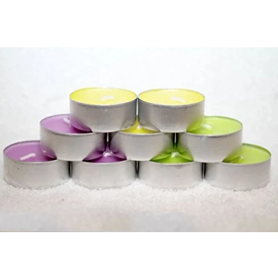 Image of 25 x SCENTED TEA LIGHTS CANDLES TEALIGHTS 8HR 8HOUR BURNING TIME (Cinnamon)