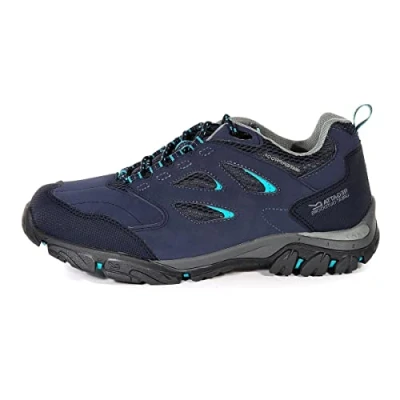 Image of Regatta Women&#039;s Holcombe Iep Low Rise Hiking Boots, Navy Atlanti, 8 UK