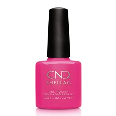 Image of CND Shellac Nail Polish, Hot Pop Pink