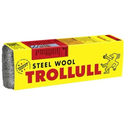 Image of TROLLULL Steel Wool Wire 200g coarse 4 can be used to remove oil and grease from metal, clean natural stone, artificial sand old wood