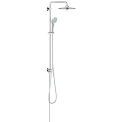 Image of GROHE Euphoria System Shower with Diverter for Wall Mounting Chrome 27421002