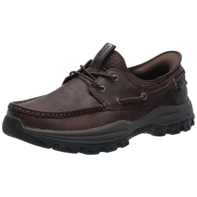 Image of Skechers USA Men&#039;s Knowlson Shore Thing Hands Free Slip in Moccasin, Brown, 12
