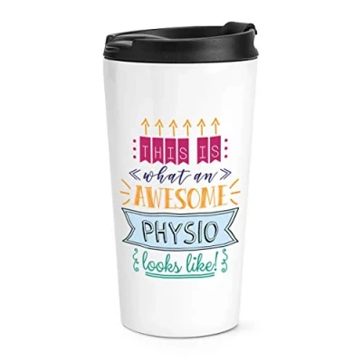 Image of This is What an Awesome Physio Looks Like Travel Mug Cup