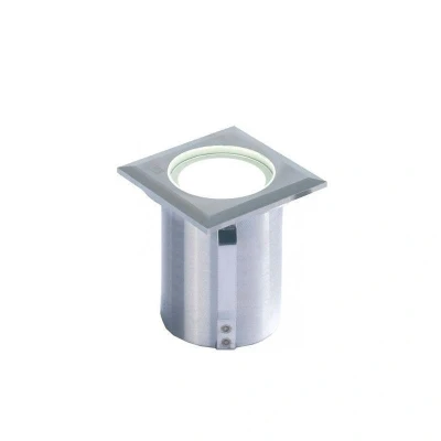 Image of Square Ground Light 0.5W Blue Stainless Steel IP68 Collingwood GL018