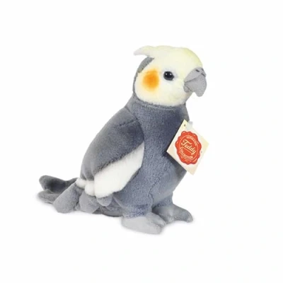 Image of Teddy Hermann 94109 Bird Cockatiel 6,7&quot;/17 cm, Soft Toy, Plush Toy
