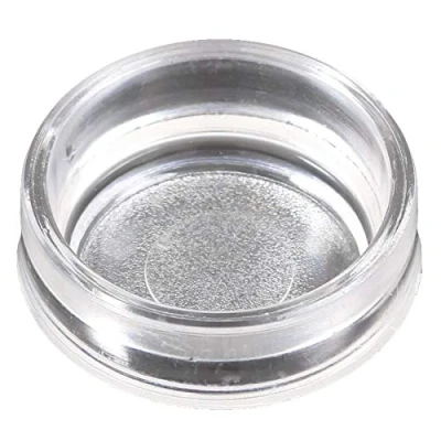 Image of 4X Small Clear Castor Cups 45mm Furniture Feet/Leg Floor Protector
