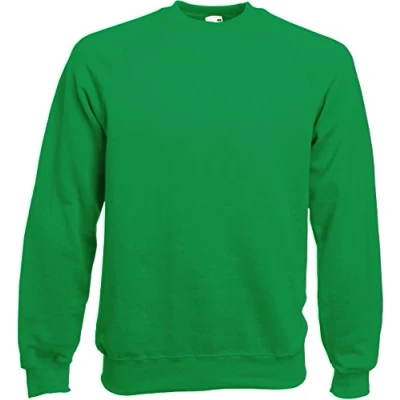 Image of Fruit of the Loom Sweatshirt Raglan Sweat XL,Bottle Green