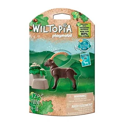 Image of Playmobil 71050 Wiltopia Ibex, Animal Toy, Sustainable Toys, Fun Imaginative Role Play, PlaySets Suitable for Children Ages 4+