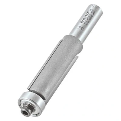 Image of Trend Professional Guided Trimmer, 1/2 Inch Shank, 19.1mm Cut Diameter, 50mm Length, Tungsten Carbide Tipped, 46/212X1/2TC