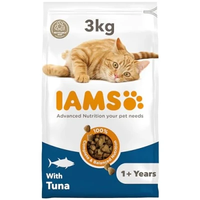 Image of IAMS Adult Dry Cat Food Tuna 3kg Advanced Nutrition Ages 1+ Years
