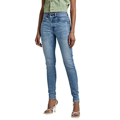 Image of G Star Lhana Skinny WMN Jeans Fit, Women&#039;s, Size: 24x30, Sun faded niagara