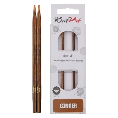 Image of KnitPro Knitting Pins, Wood, Assorted, 3.5mm