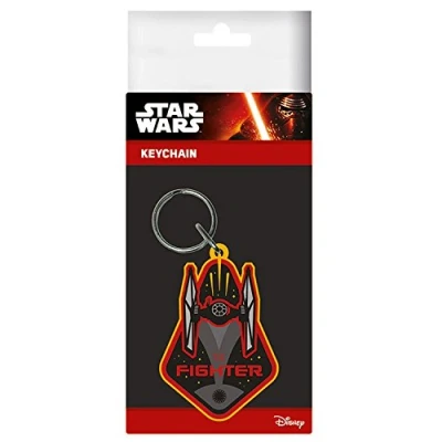 Image of Portachiavi Gomma Star Wars Episode VII (Tie Fighter)
