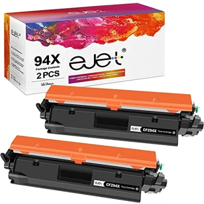 Image of ejet 94X Toner Cartridges for HP 94 X CF294X CF 294A Compatible with Laserjet Pro M118dw MFP M148dw M148fdw M148fw (Black, 2 Pack)