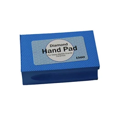Image of Diamond Hand Pad, 1500 Grit Polishing Pad Electroplated Held Sanding Block, 1 Pcs
