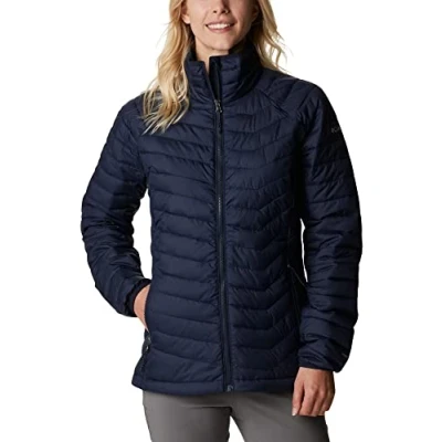 Image of Columbia Women&#039;s Powder Lite Jacket, Puffer Dark Nocturnal, Size M