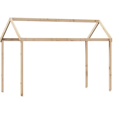 Image of vidaXL Kids&#039; Bed Roof 207x95.5x159 cm Solid Wood Pine