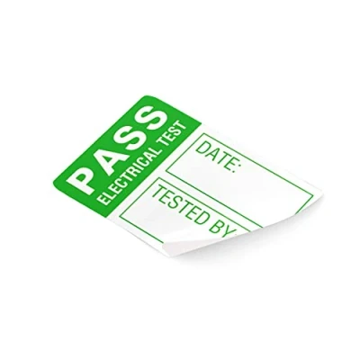 Image of Martindale LAB1 PAT Test Labels Small, White/Green