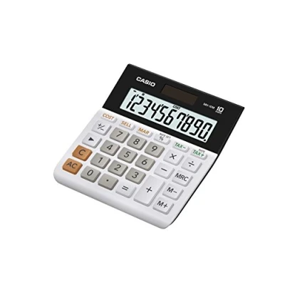 Image of CASIO COMPUTER MH 10M DESK TOP CALCULATOR VERY LARGE 10 DIGIT DISPLAY