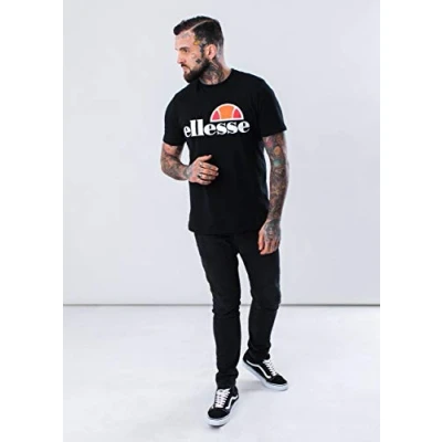 Image of ellesse Prado Men&#039;s T Shirt, mens, Shirt Black XL