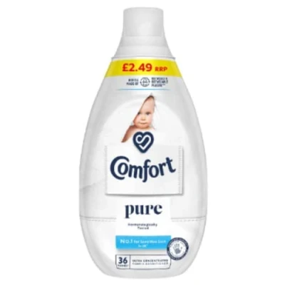 Image of Comfort Pure Fabric Conditioner 160 Washes 4800ML (Pack of 2)