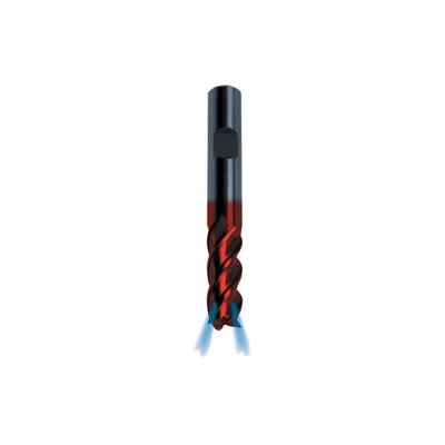 Image of Guhring 3366 8.00MM Fire Coat Carbide Inox End Mill