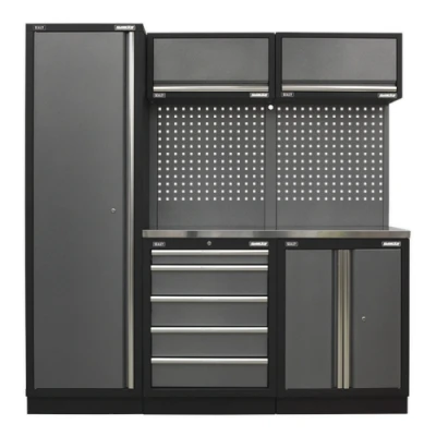 Image of Sealey Superline Pro 2.0m Storage System, Stainless Worktop