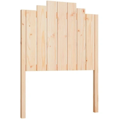 Image of vidaXL Bed Headboard 81x4x110 cm Solid Wood Pine
