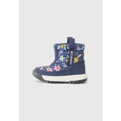 Image of Columbia Youth Unisex Children&#039;S Snowtrot Mid, Snow Boots, Nocturnal, Wildflower Whimsy, 11