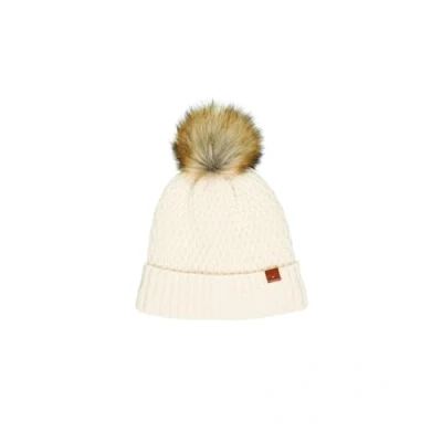 Image of Callaway Women&#039;s Hw Cg Ladies Pom Beanie Cream 22, Cream, One Size UK