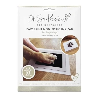 Image of Pet Safe Non Toxic Paw Print Ink Pad Kit XL Ideal for Larger Paws Mess Free Precious Keepsake Gift Dogs &amp; Cats