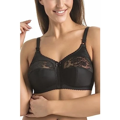 Image of Teyli Women&#039;s Bra Non Wired Andorra Color Black Size 30E