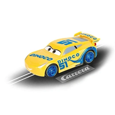 Image of Carrera Cars The Movie 20065011 First Disney Pixar Dinoco Cruz Slot, Yellow, Multicolor
