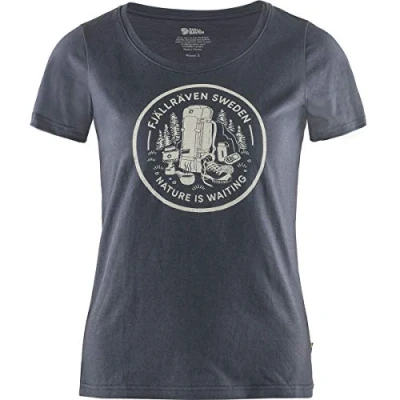 Image of FJALLRAVEN F83512 560 Fikapaus T shirt W Navy XS