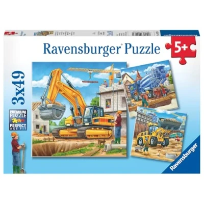 Image of Ravensburger 09226 0 &quot;Construction Vehicle&quot; Puzzle (147 Piece)