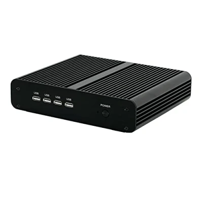 Image of Fanless Silent Intel 10th Gen i7 10510U Mini Desktop PC 16GB DDR4 RAM 512GB NVMe SSD Windows 11 PRO 4K HDMI DisplayPort LAN WIFI Bluetooth mSATA 2.5&quot; SATA