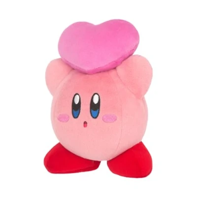 Image of Star&#039;s Kirby Plush Doll KP33 (Friends Heart Throwing)
