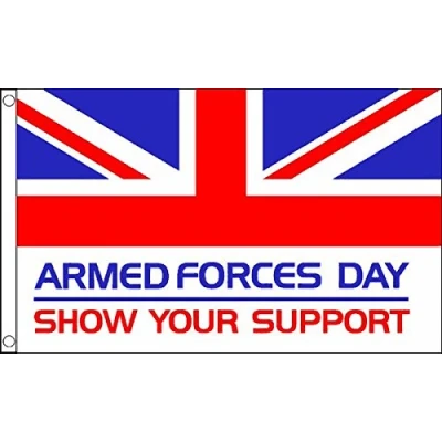 Image of Armed Forces Day Small Flag 3ft x 2ft