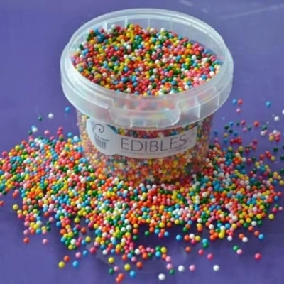 Image of Purple Cupcakes 100&#039;s and 1000&#039;s (Non Pareils) MULTI Cake Cupcake Sprinkles for Birthdays, Weddings all occassions