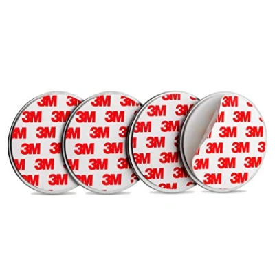 Image of SEBSON 4X Magnetic Holder for Smoke Alarm, Magnet Adhesive, Attachment Alarms, Fixing