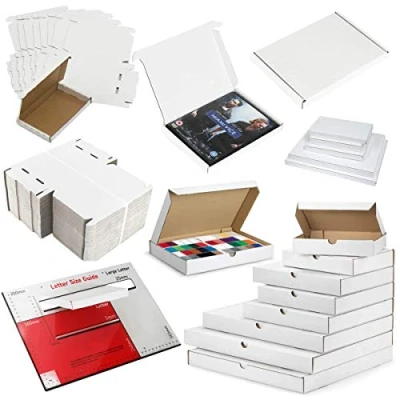 Image of White PIP Cardboard Large Letter Postal Box Amazon Ebay Online Seller Royal Mail Friendly (C5 (228x164x24mm), Pack of 10)